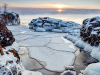 Sea Smoke Over Superior