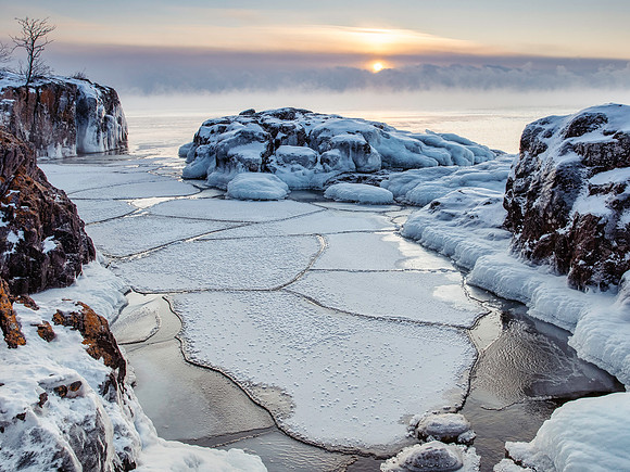 Sea Smoke Over Superior