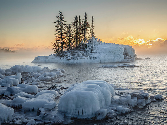 Icy Sunrise