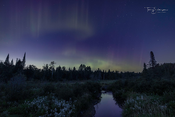 Aurora Over Caribou River