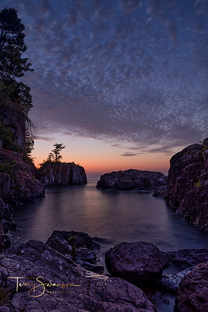 Dawn Breaking on a Quiet Cove