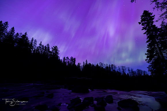 Aurora Over Gooseberry River